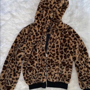 Very soft leopard jacket